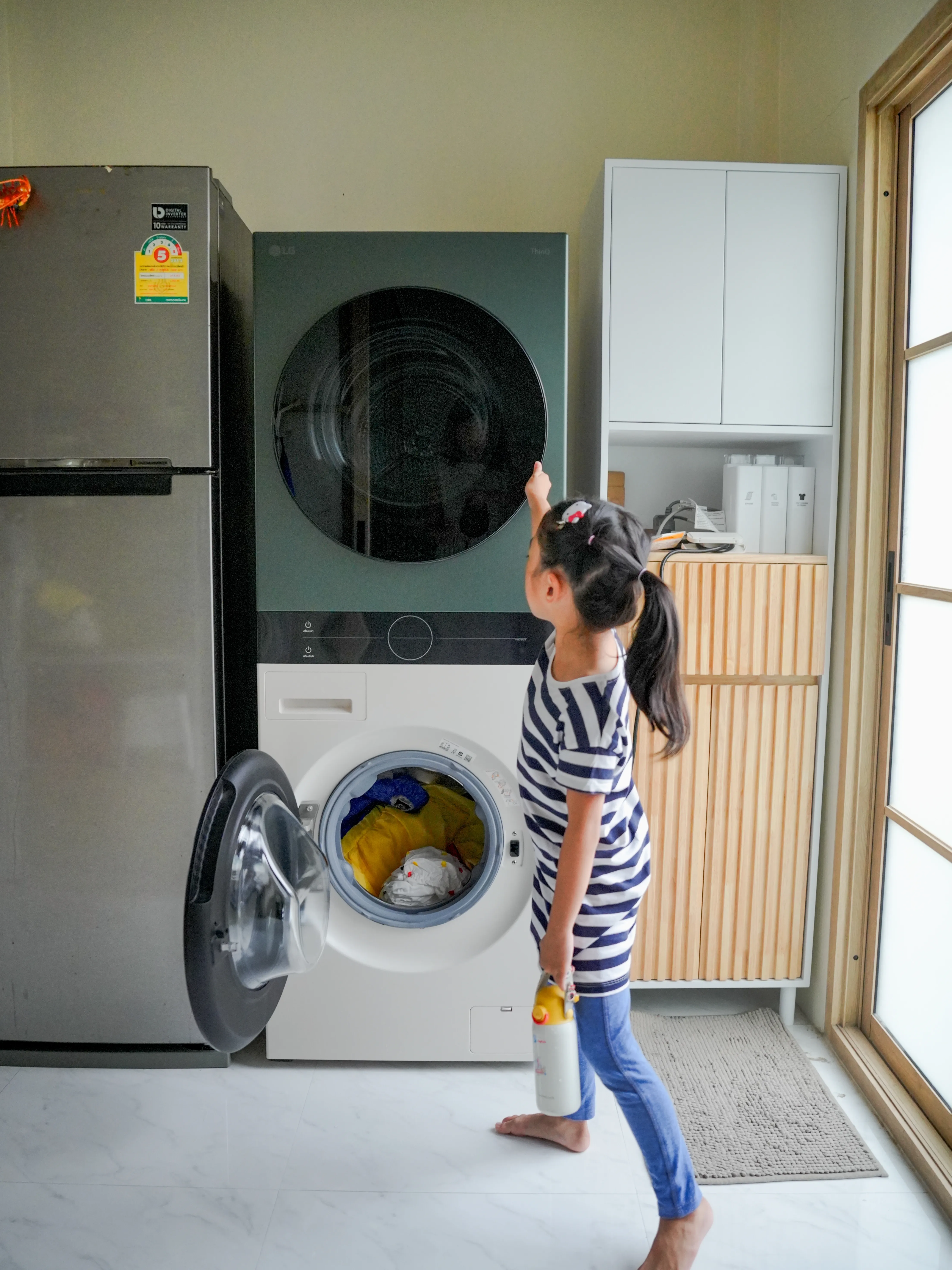 รีวิว Laundry Room มุมซักอบผ้าหลังบ้าน | แกลเลอรีที่โพสต์โดย บ้านลิตเติ ...