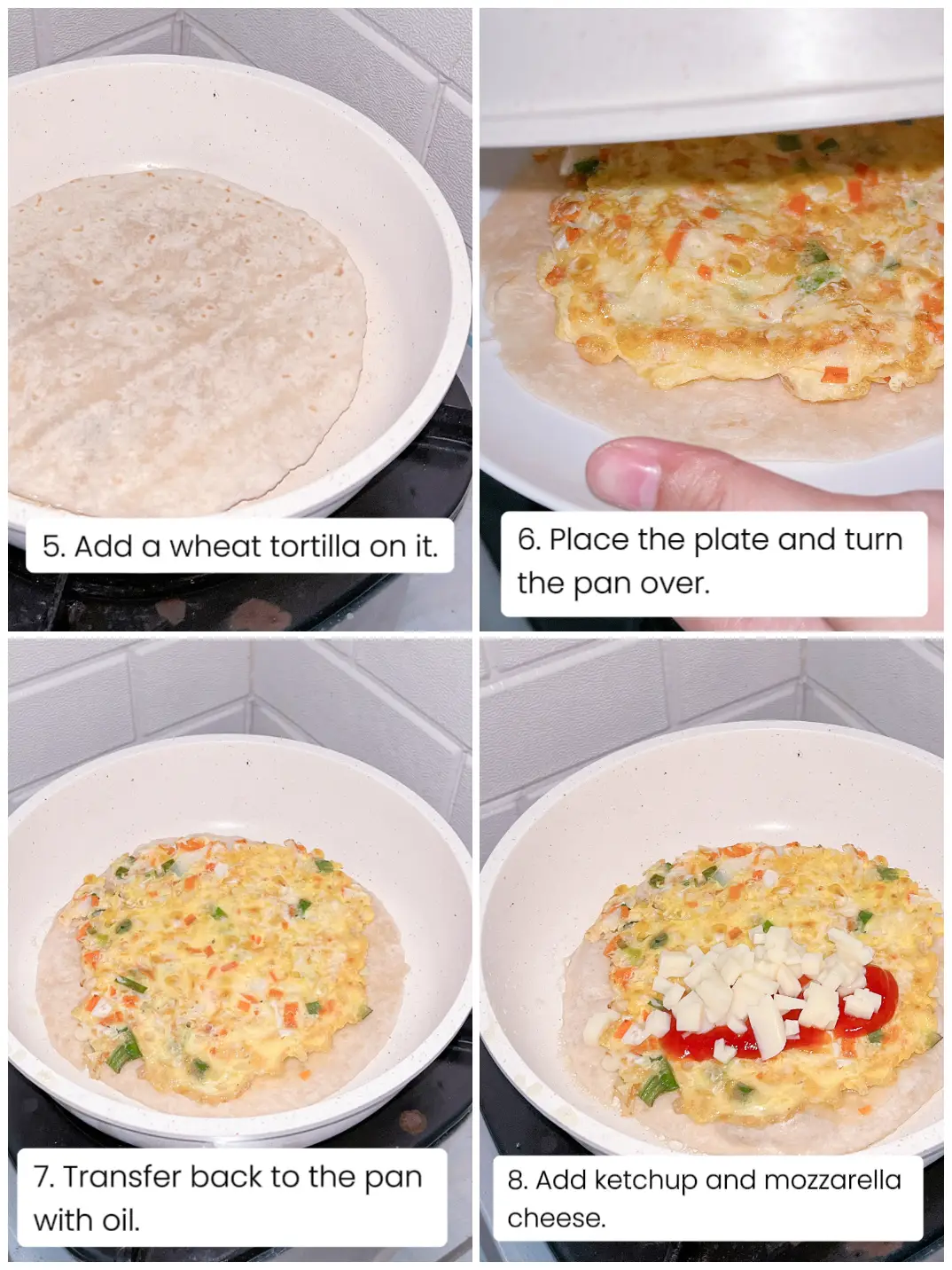 How To Make The Viral Egg Tortilla Wrap Recipe - Chop Happy