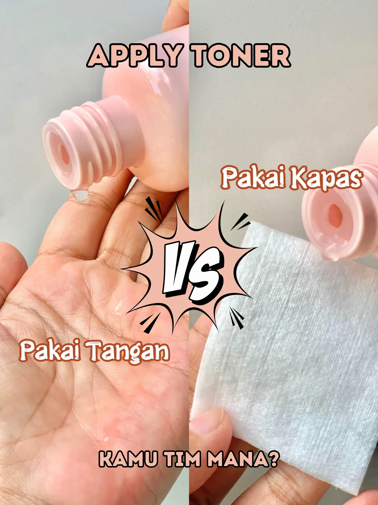 5 Petua Menggunakan Toner Dengan Pad Kapas Vs. Tangan Anda