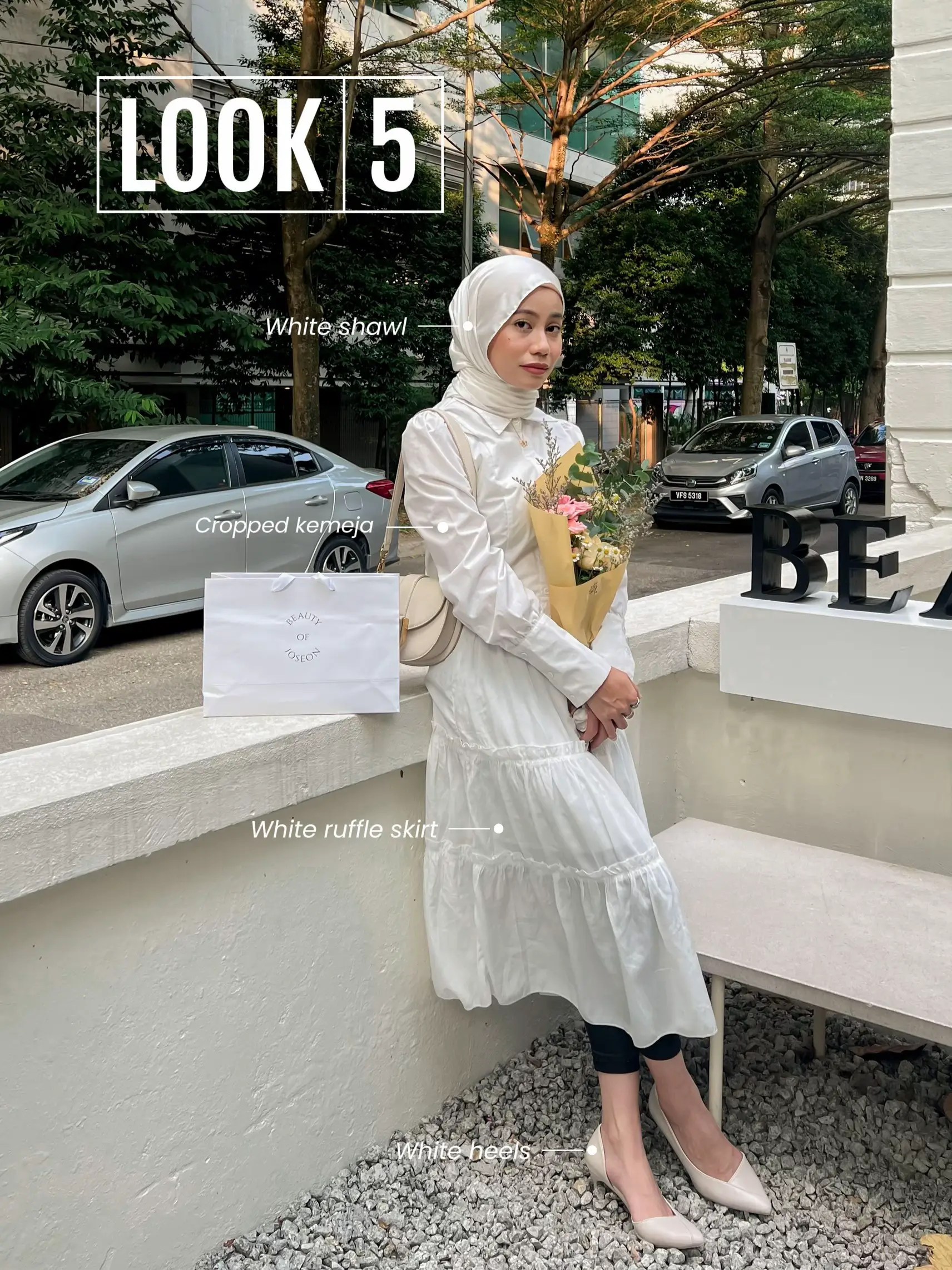 Ootd skirt cheap hijab