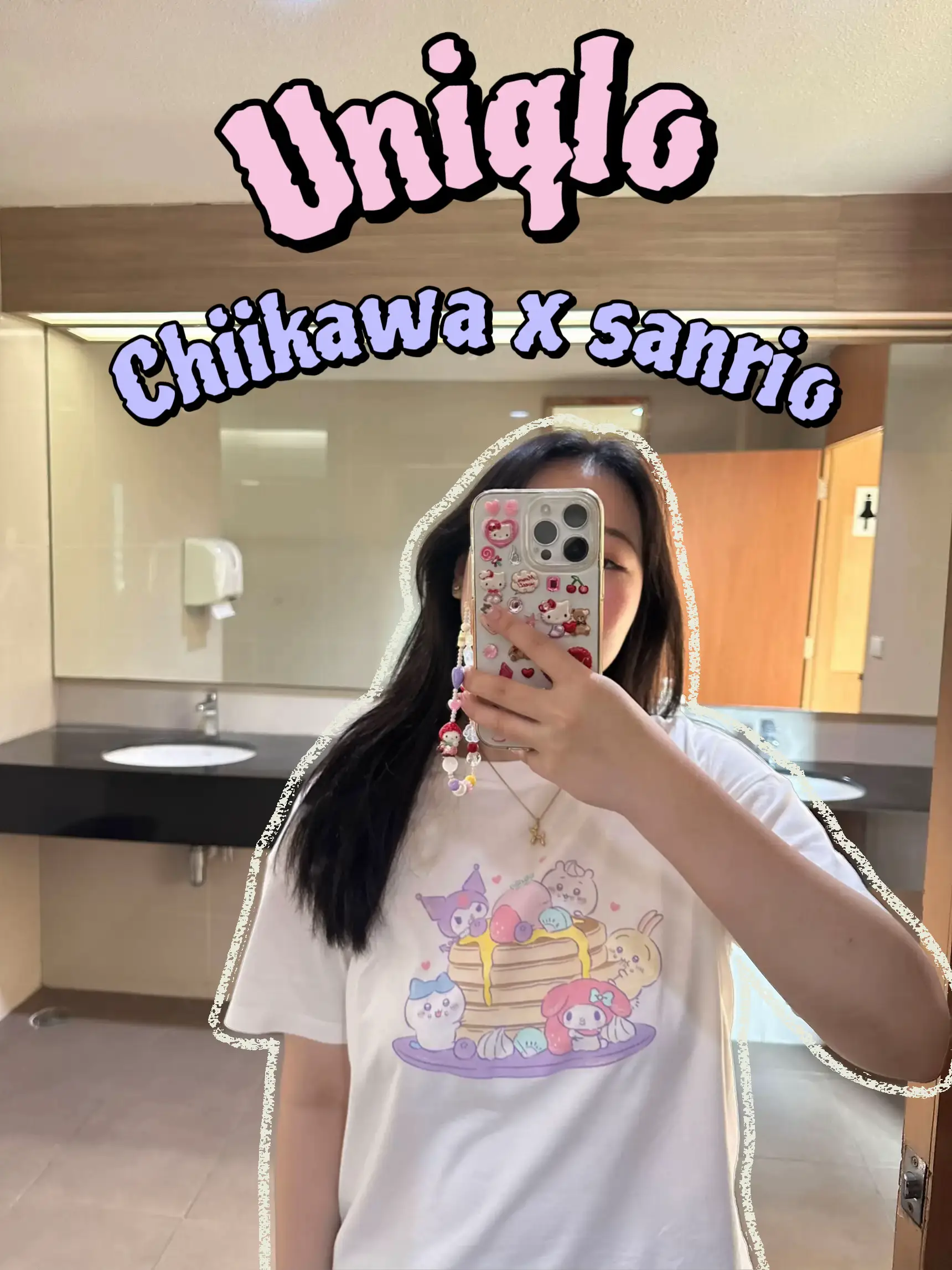 ユニクロ UNIQLO ちいかわ×サンリオ おも コラボ Tシャツ 130