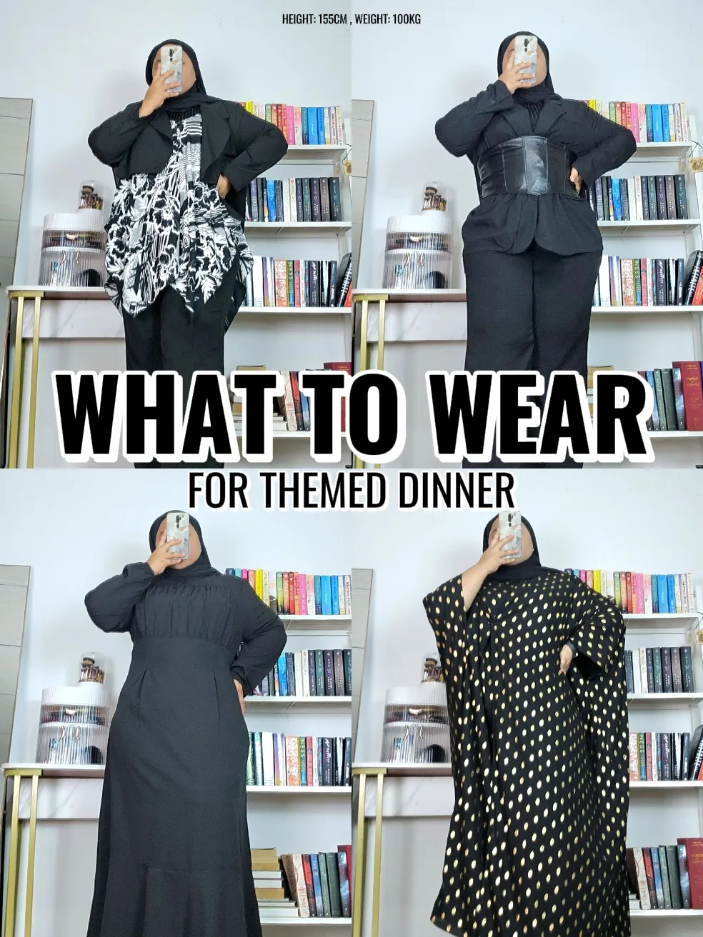 Chubby Girl Outfits For Every Themed Dinner, Galeri disiarkan oleh Qistina  Akmar