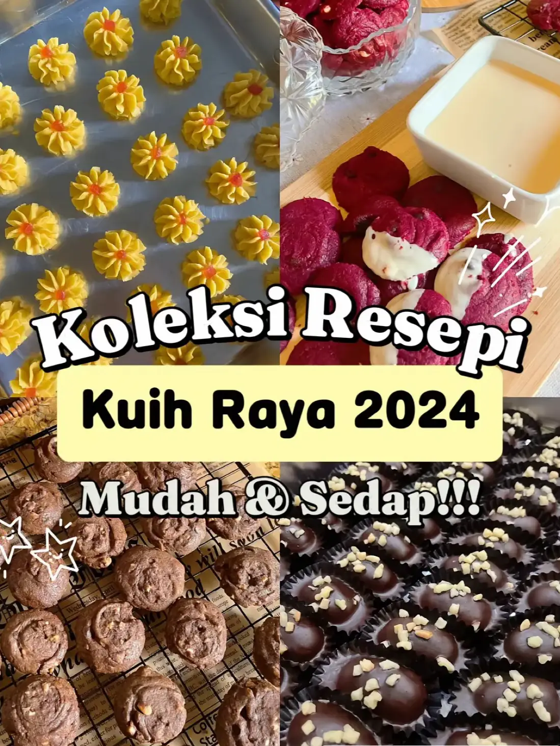 Koleksi Resepi Kuih Raya Mudah 2024 😍 | Galeri disiarkan oleh by Era R ...