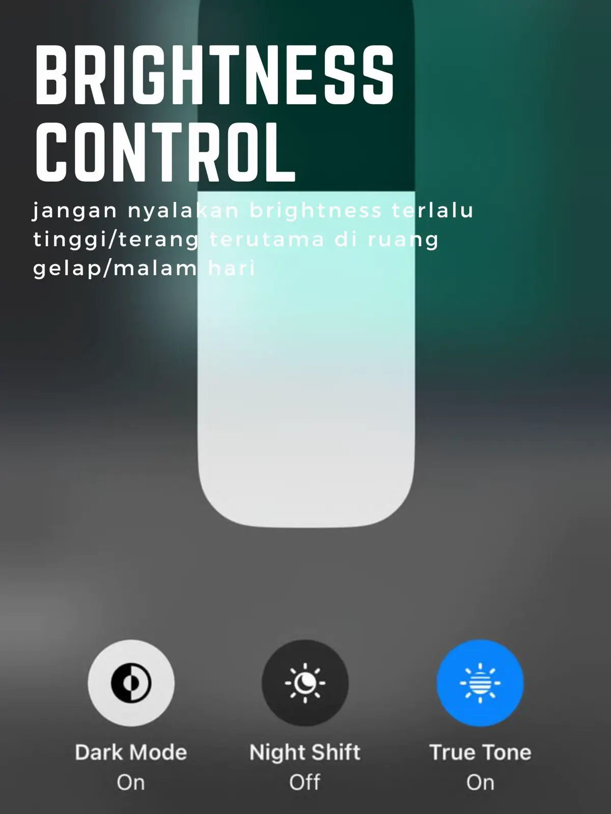 Dark Mode Night Shift True Tone