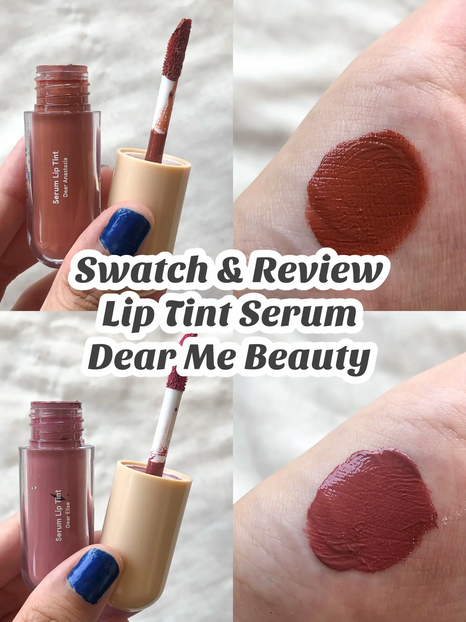 Lip Tint Serum Dear Me Beauty (Swatch + Review), Galeri diposting oleh  Farah🥕