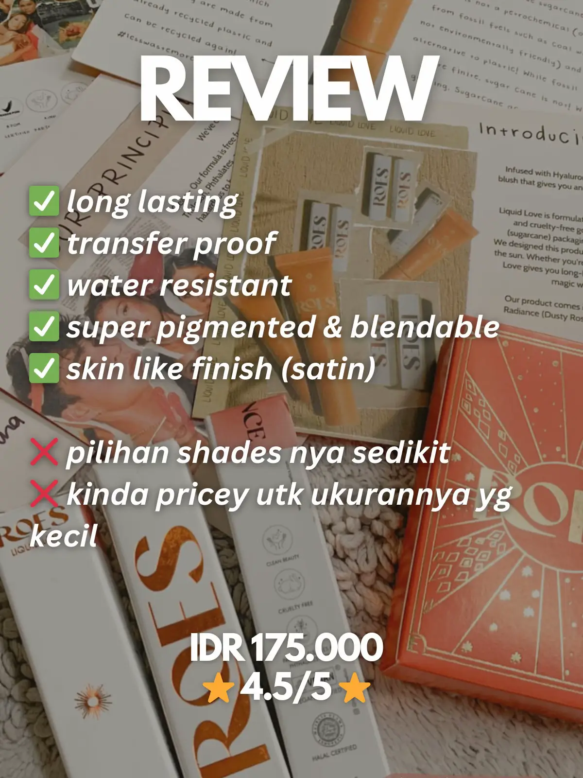 Va Roes ROES Liquid Love Blush | ALL SHADES REVIEW | Galeri diposting oleh ...
