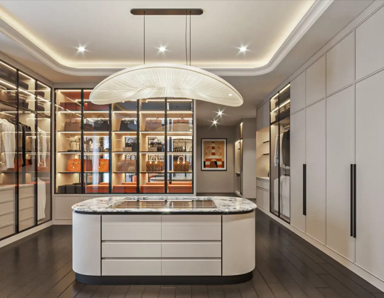 Walk-in closet แบบเรียบๆ แต่ตอบโจทย์การใช้งาน | แกลเลอรีที่โพสต์โดย ...