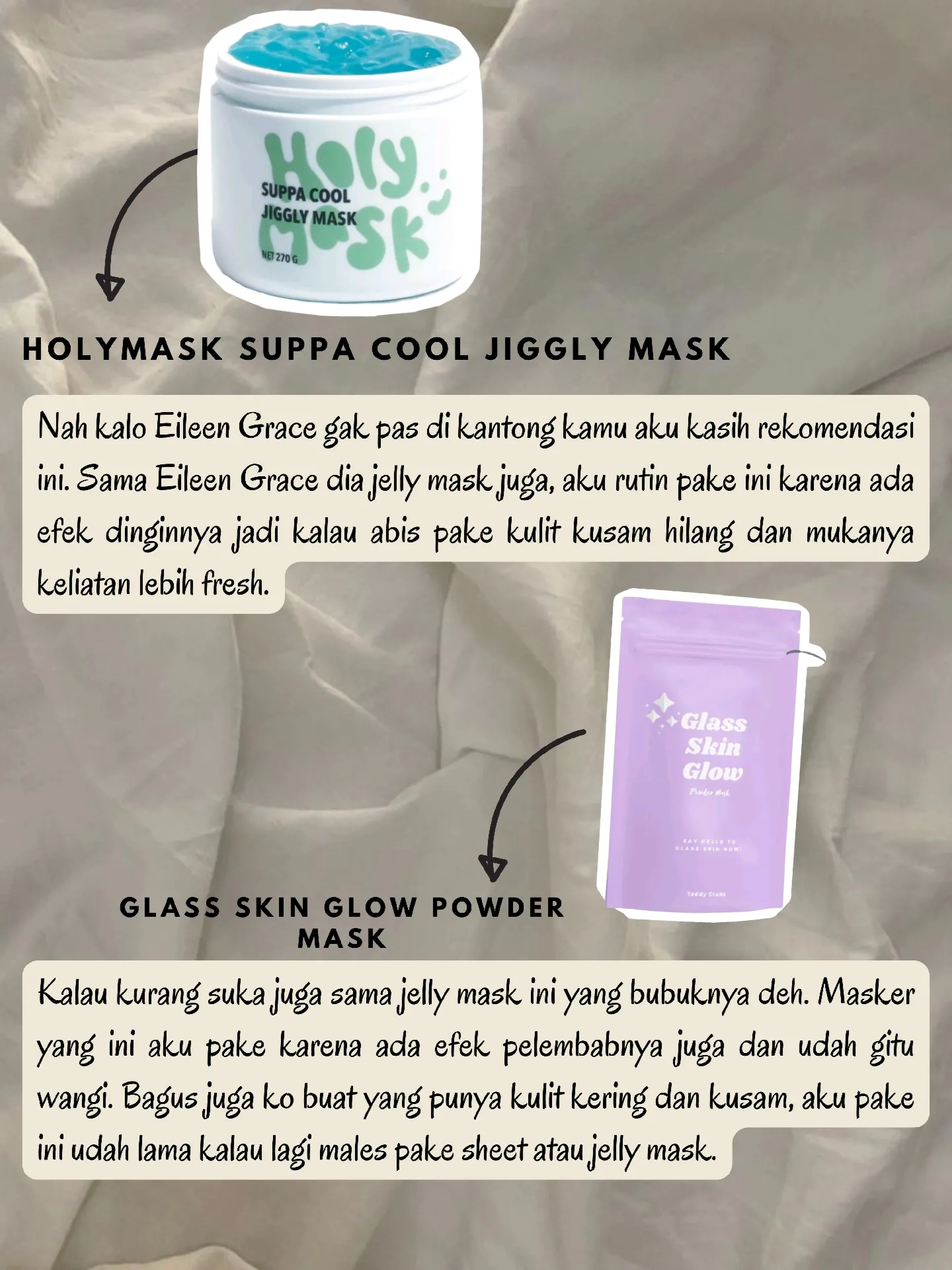 Rekomendasi Masker Untuk Wajah Kering Dan Kusam🥰 แกลเลอรีที่โพสต์โดย