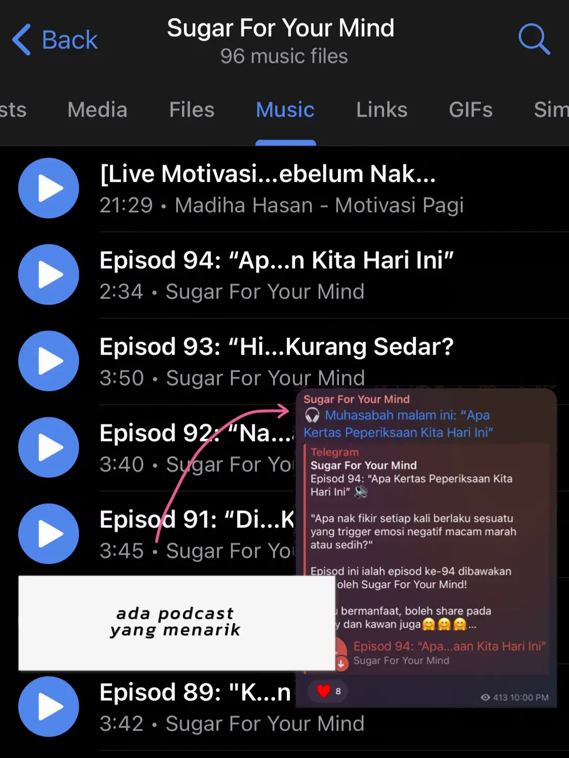 Telegram Channel for SelfImprovement Gallery posted by