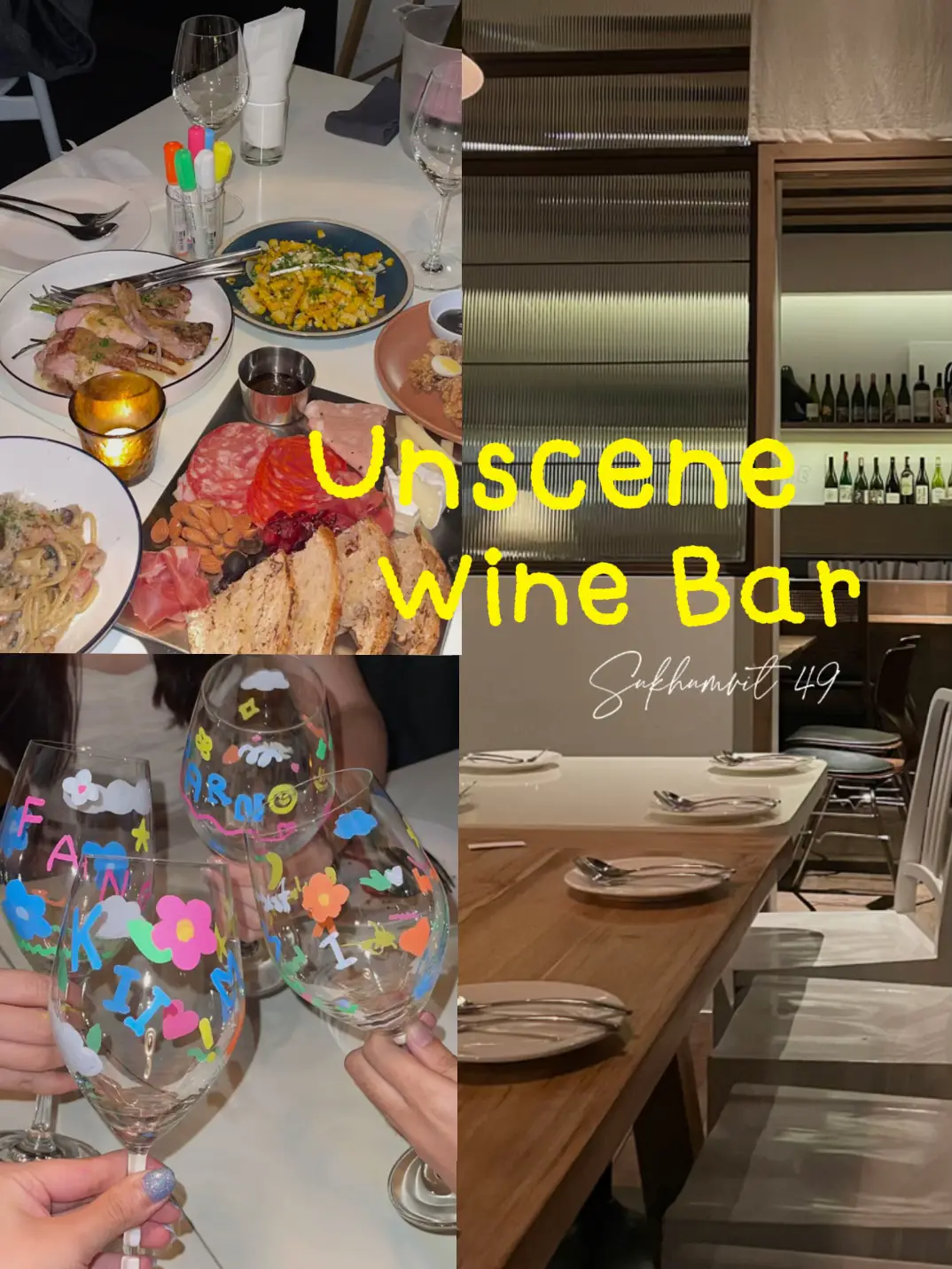 Unscene Wine Bar🥂 บาร์ลับสุดฮิต Sukhumvit 49 แกลเลอรีที่โพสต์โดย