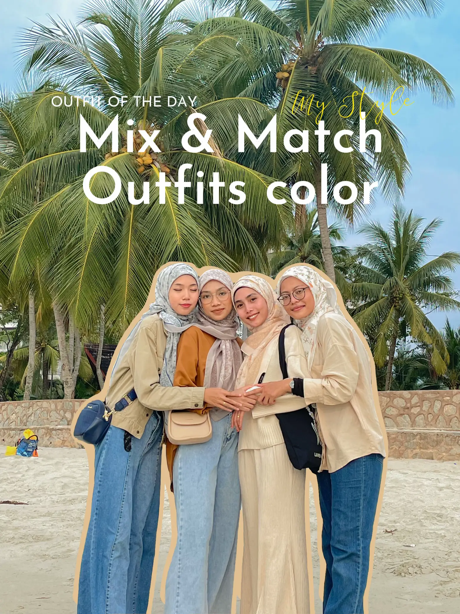 Matching hijab with on sale outfit