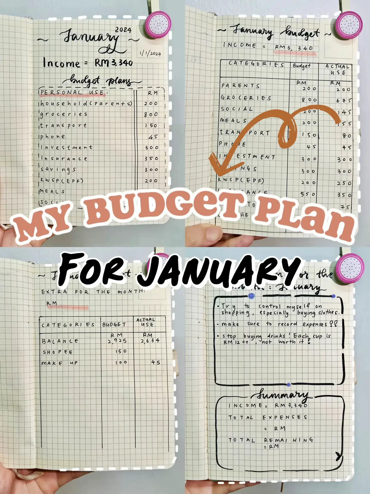 ✨MY BUDGET PLAN BREAKDOWN | JANUARY MONEY DIARY💰 | Gallery posted by  Itschichi | Lemon8