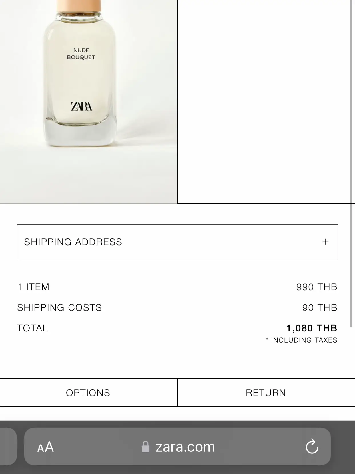 Zara nude bouquet online perfume