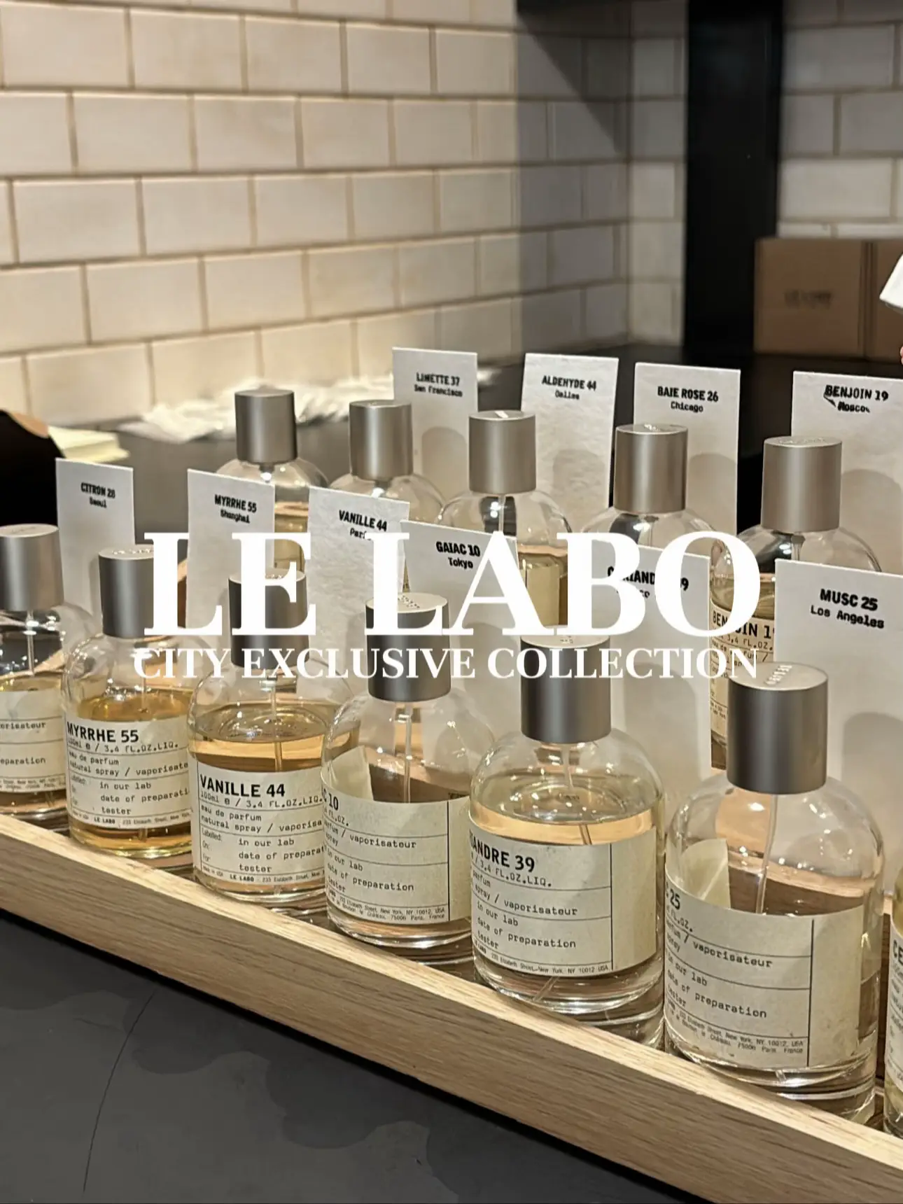 一年に一度しか買えないLE LABO City限定の🌆🌉香水❕ | NDの投稿動画 | Lemon8