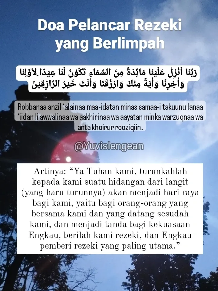 BACA DOA INI AGAR REZEKI KAMU MAKIN LANCAR‼️ | Galeri Diposting Oleh ...