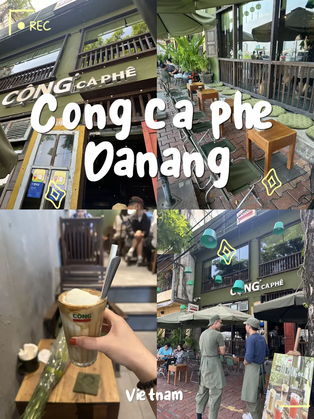 Cong ca phe ร้านกาแฟโด่งดังในดานัง | แกลเลอรีที่โพสต์โดย ˚ ༘ Patperries ...