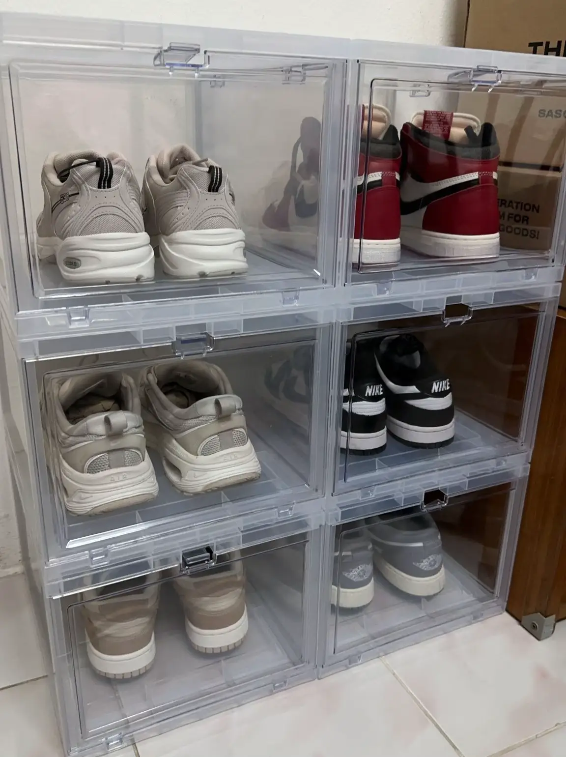 Shoe box clearance tower