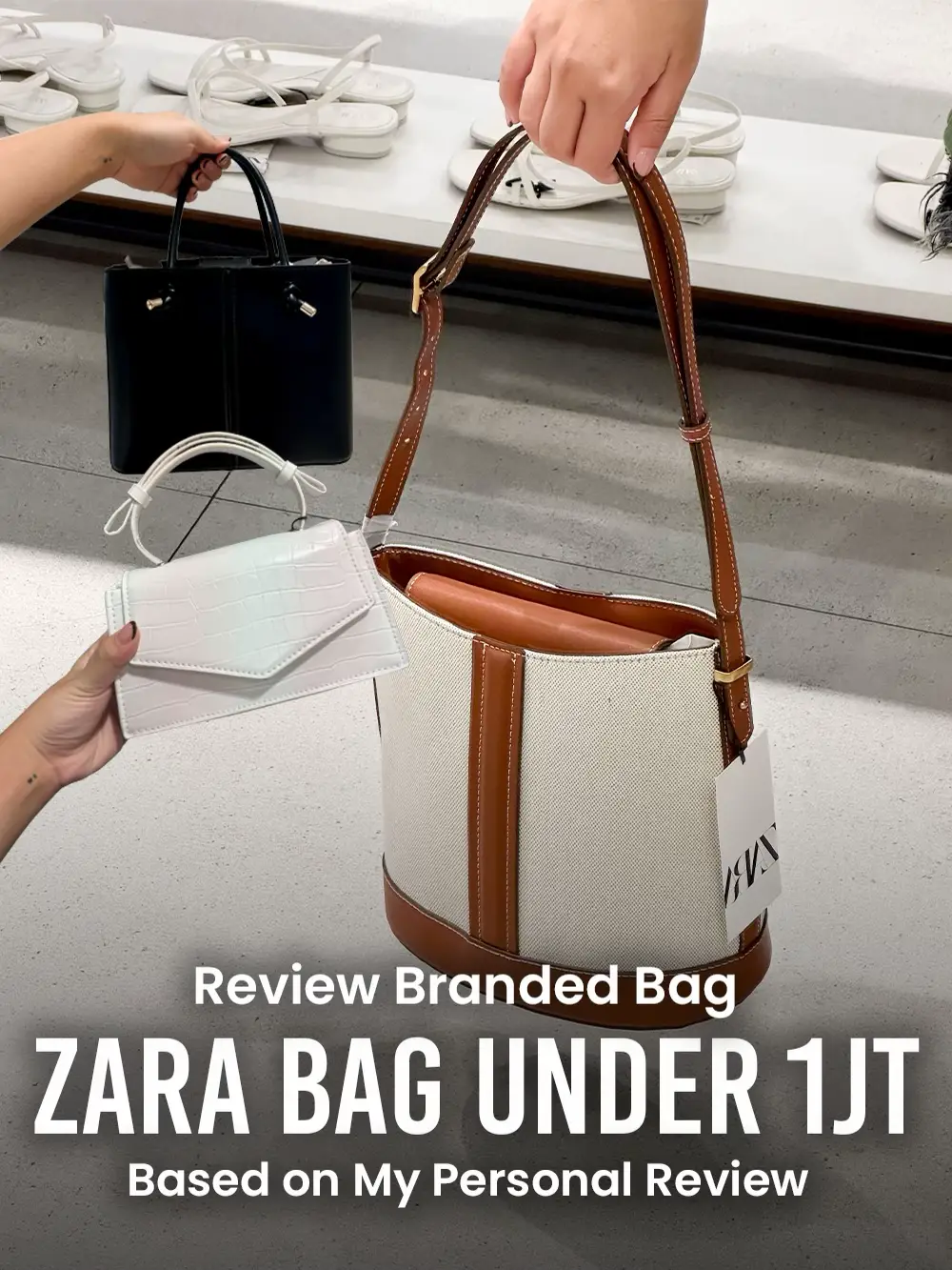 Tas Zara Basic Original