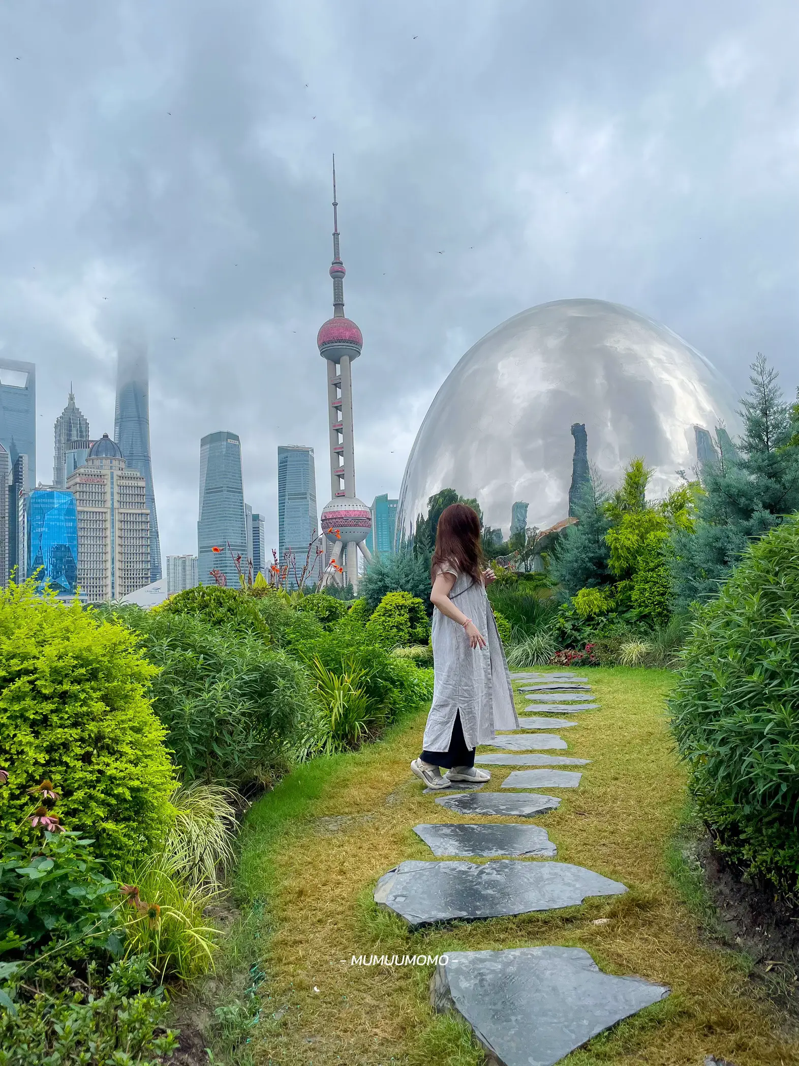 🇨🇳 The North Bund☀️ มุมใหม่ดูวิวหอไข่มุก ตามพส.จีน แกลเลอรีที่โพสต์