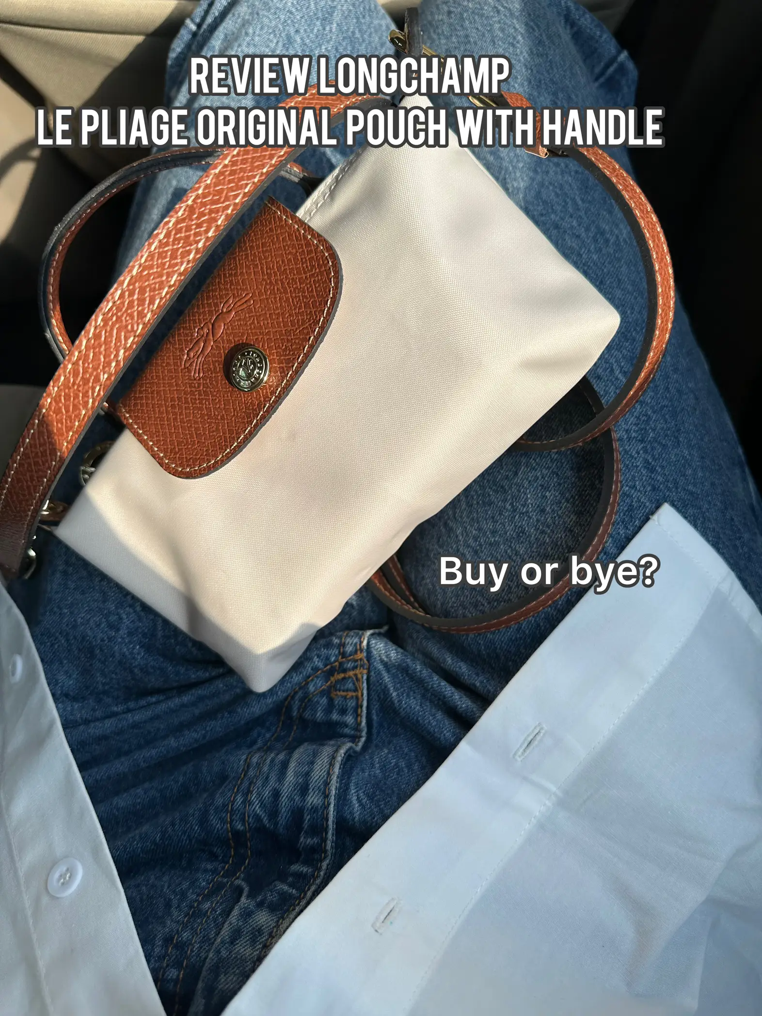Longchamp Le Pliage Original Pouch with Handle Unboxing and Review
