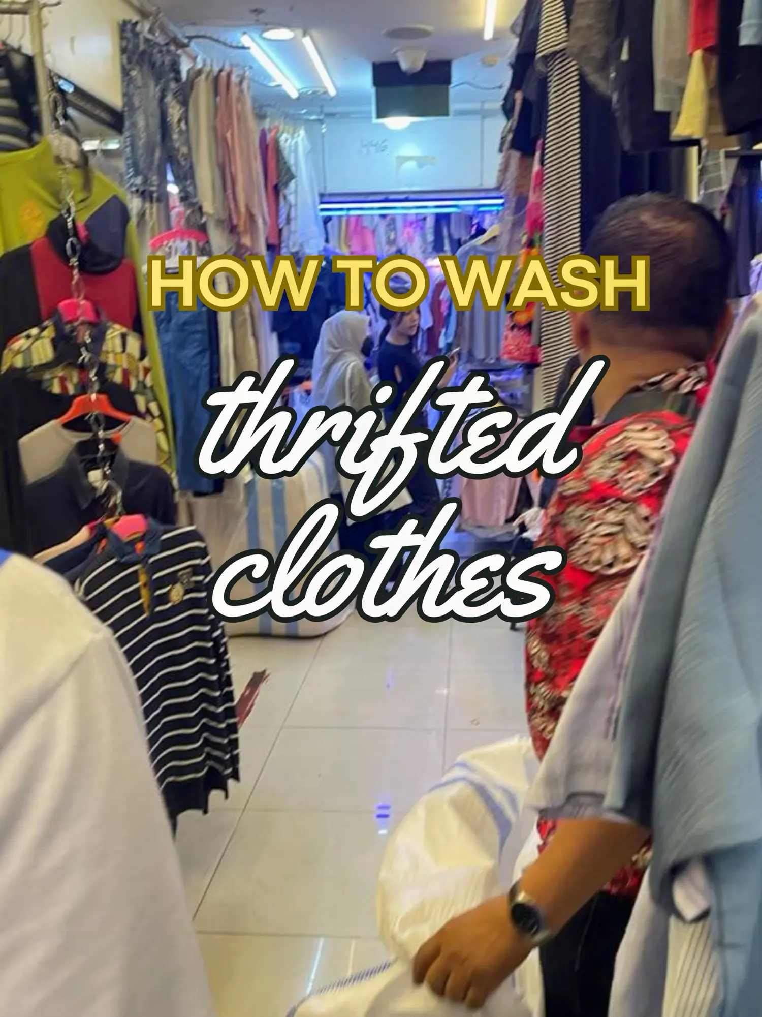 HOW TO WASH THRIFTED CLOTHES Galeri diposting oleh hapsari rizky Lemon8