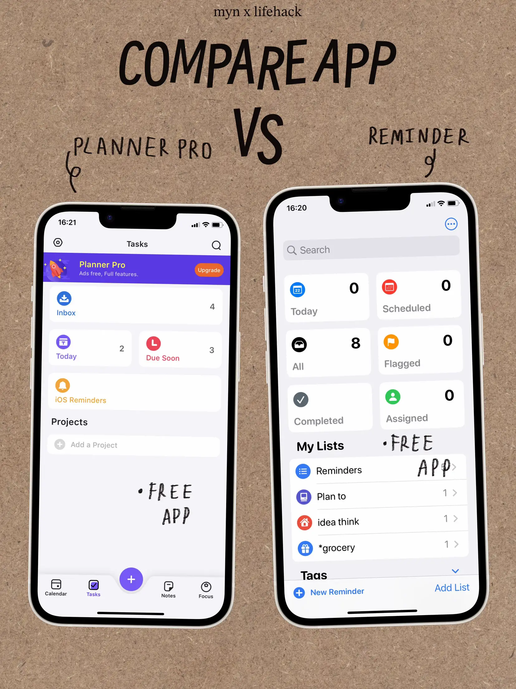 เทียบความต่าง reminder(ios app) vs planner pro | แกลเลอรีที่โพสต์โดย ...