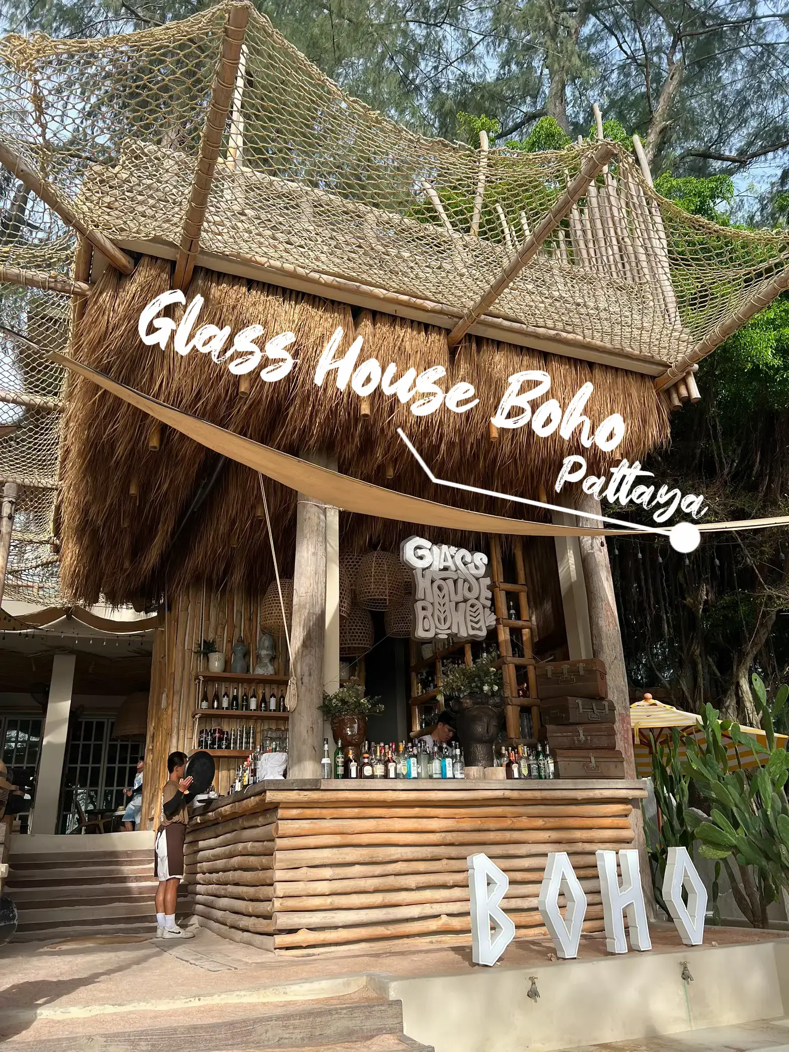 Glass House Boho Pattaya🥗🍝 | Gallery posted by Earn.T | Lemon8