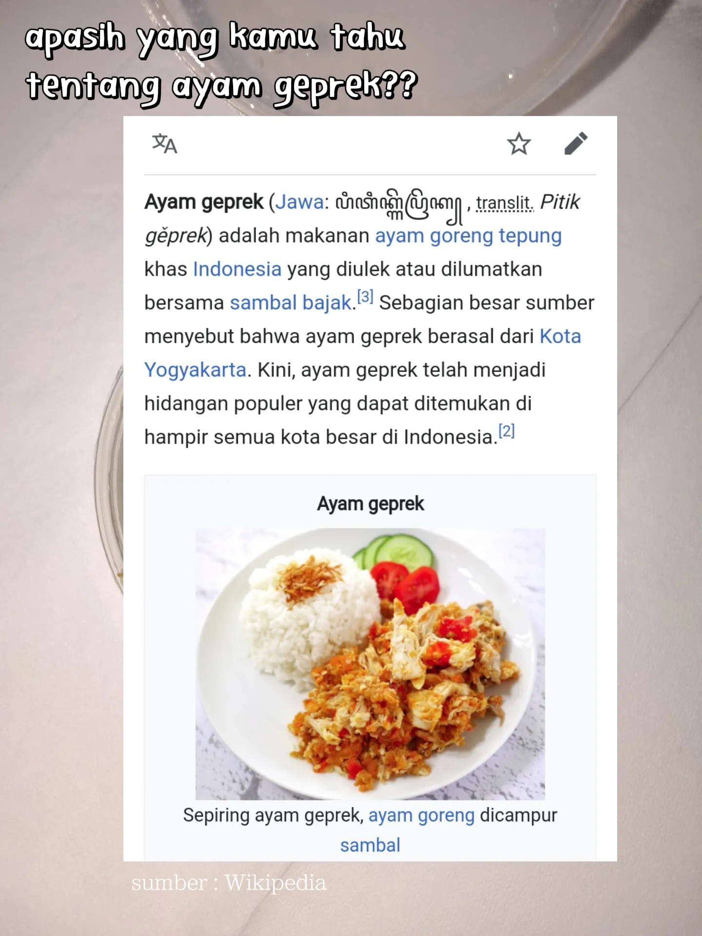 Ayam goreng - Wikipedia