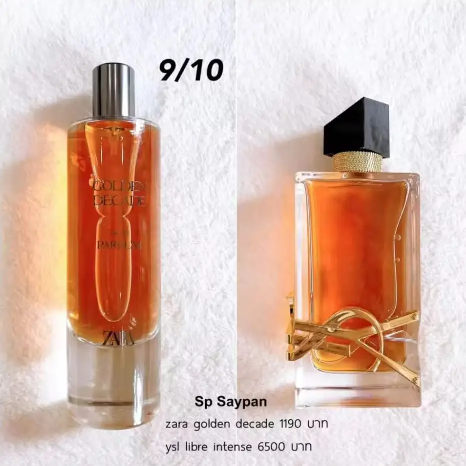 Zara Golden Decade Perfume Review - Dupe for YSL LIBRE + YSL LIBRE INTENSE  