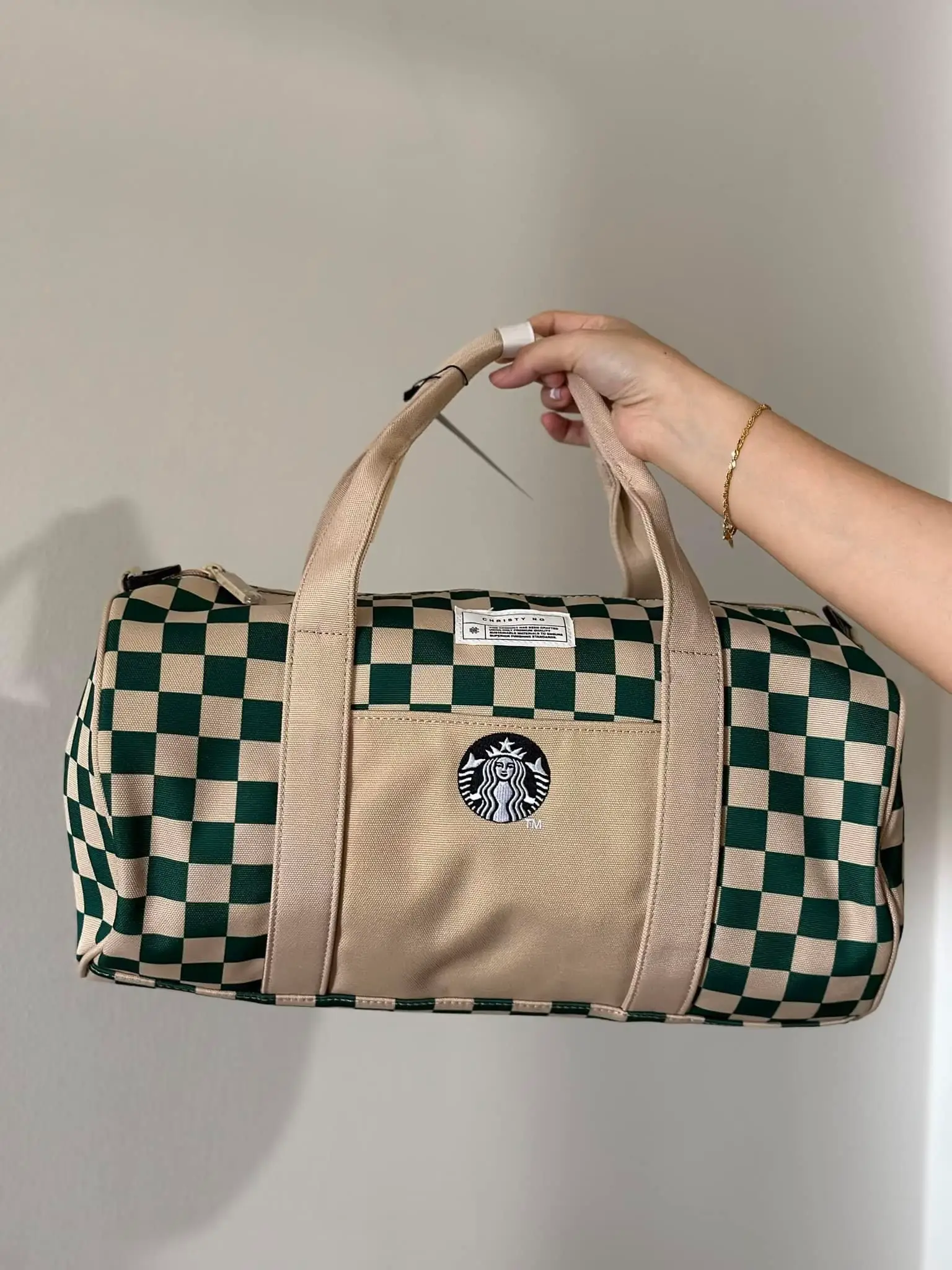 Christy Ng Starbuck Canvas tote bag (Red) - tote bag only