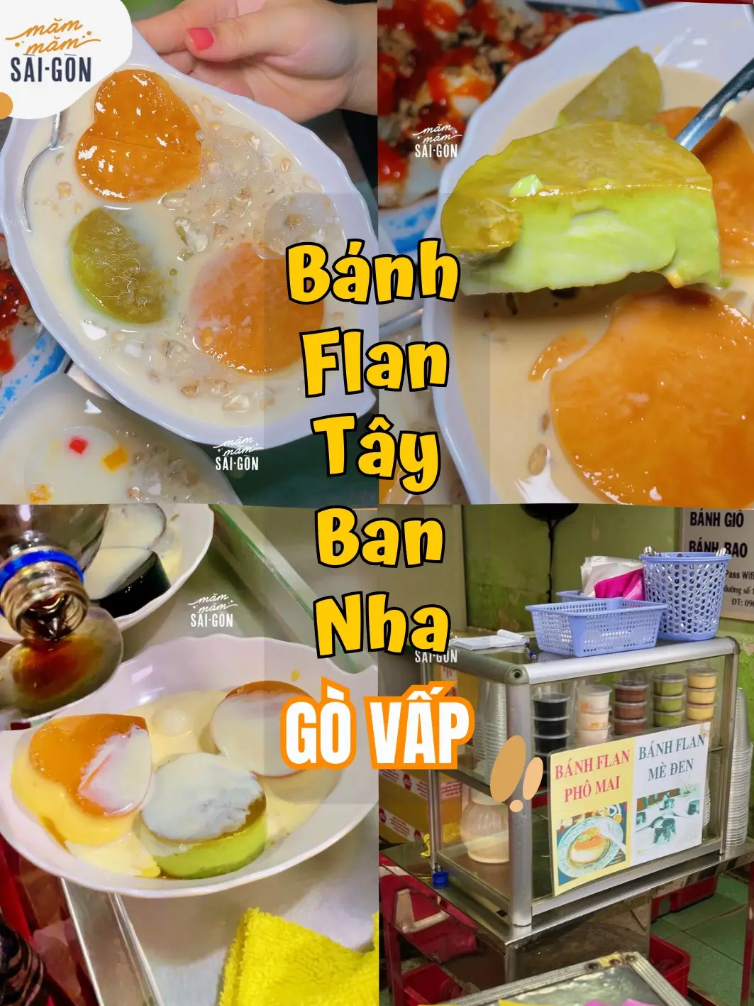 BÁNH FLAN NGON NHẤT GÒ VẤP LÀ CHỈ CÓ Ở ĐÂY THÔI | Bộ sưu tập do Măm Măm ...