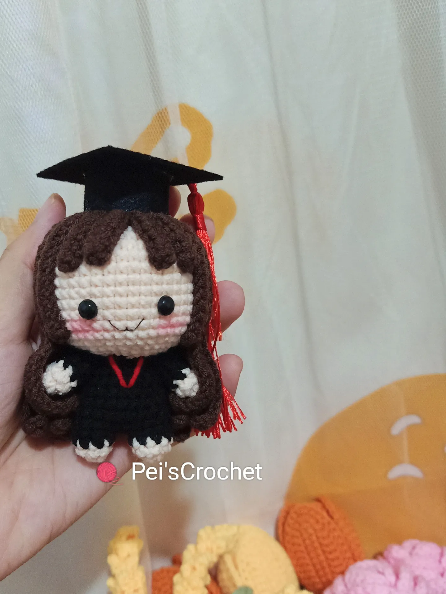 Graduation Crochet wondetful Doll