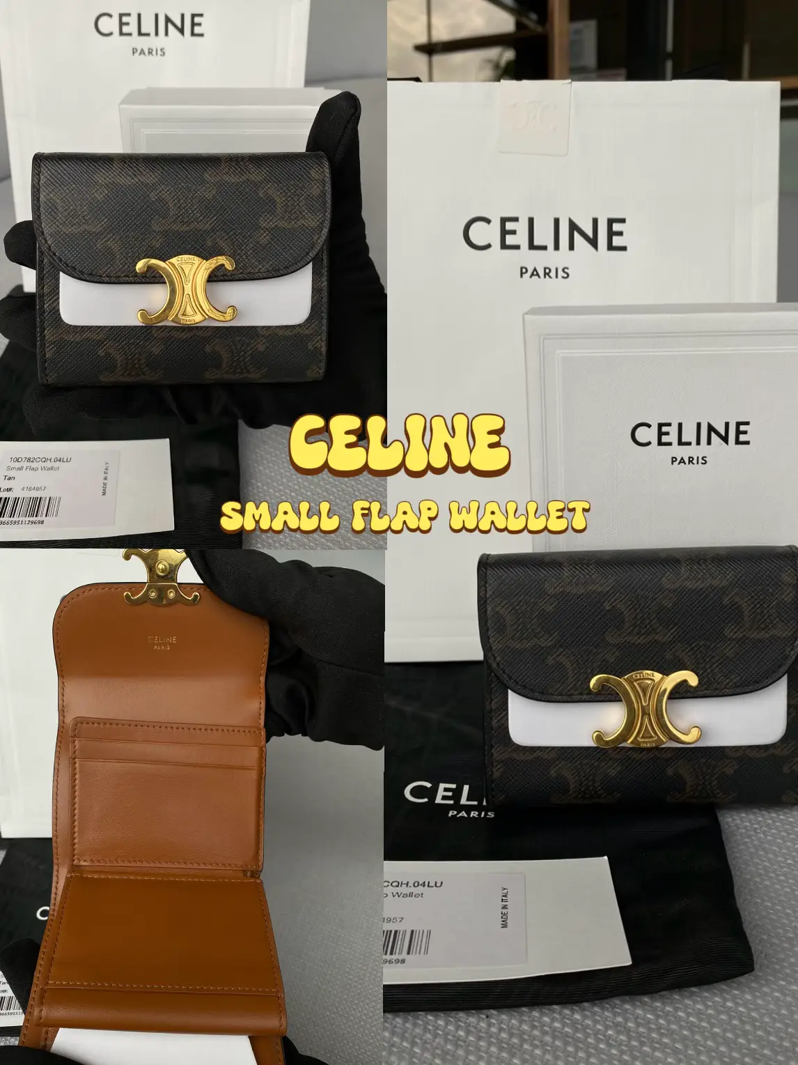 Celine hotsell flap wallet