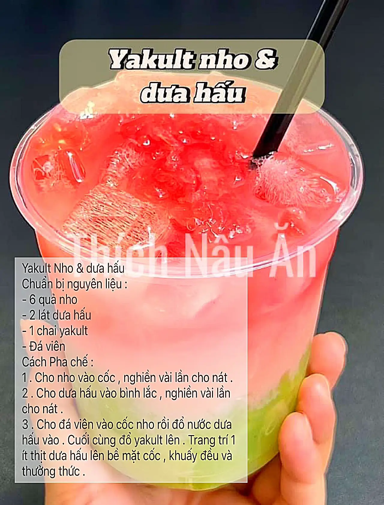 3. Các Công Thức Pha Chế Trà Yakult