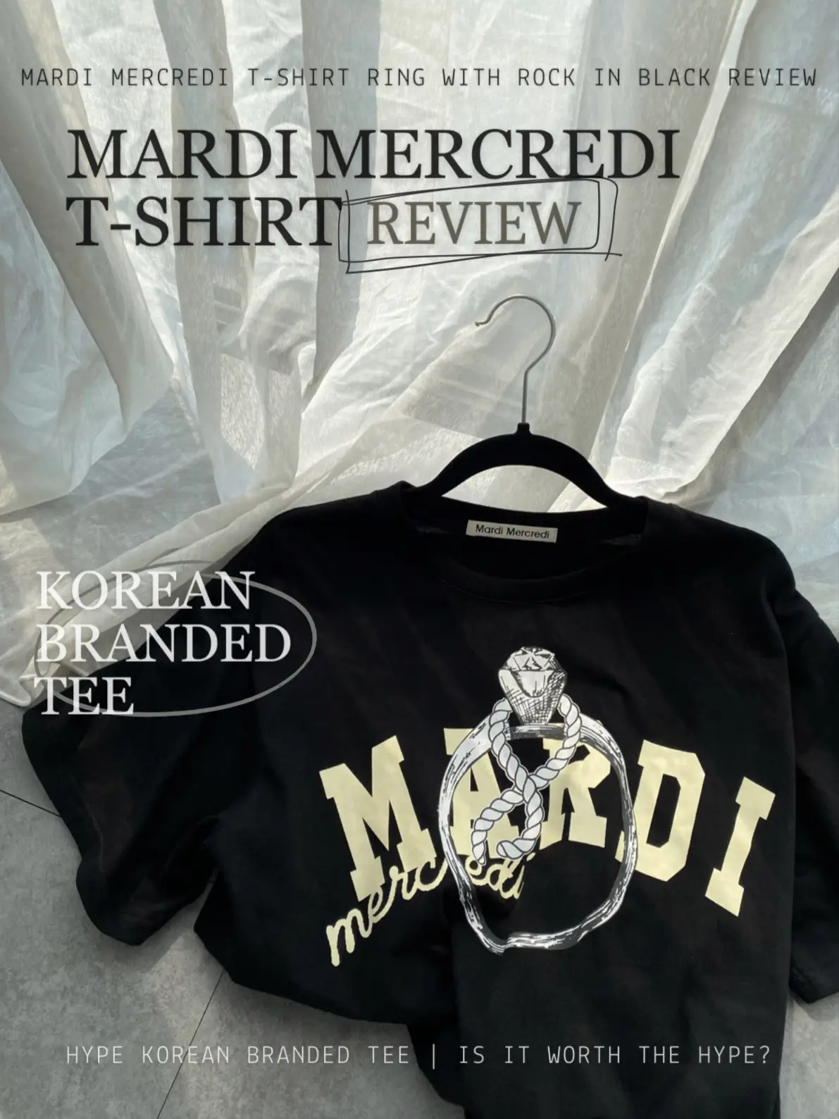 MARDI MERCREDI T-SHIRT REVIEW🖤 | Gallery posted by evelyn | Lemon8