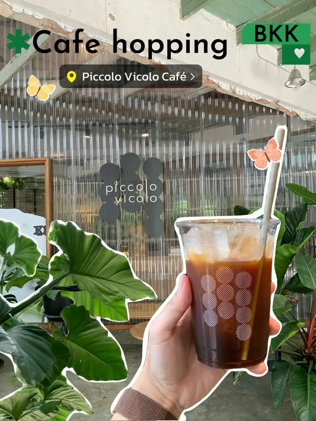 Piccolo Vicolo Cafe ราชเทวี 🌿🪑🥤🥨 แกลเลอรีที่โพสต์โดย Fenafern Lemon8