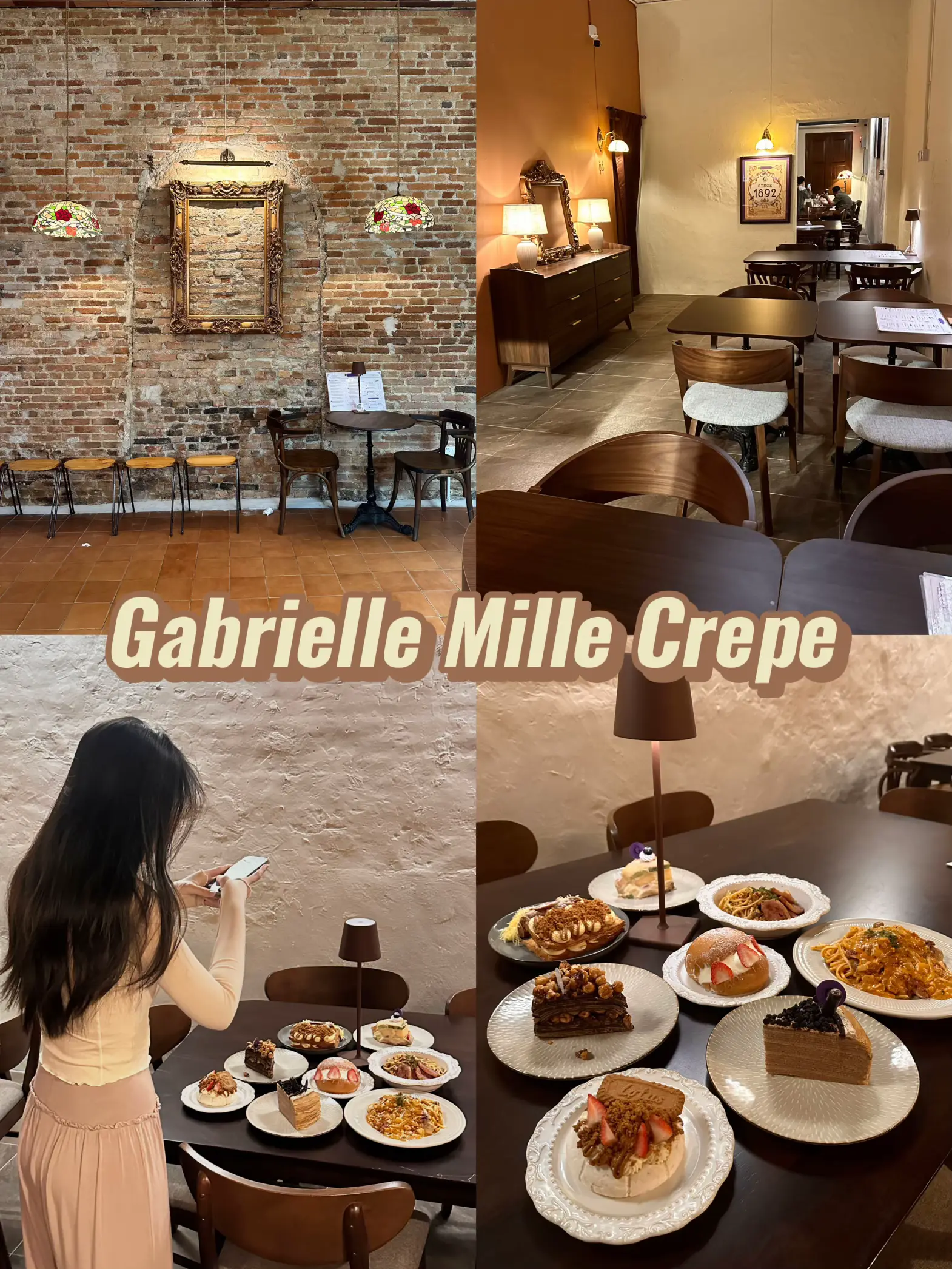 Ipoh Cafe Gabrielle Mille Crepe Galeri disiarkan oleh ckahyee Lemon8