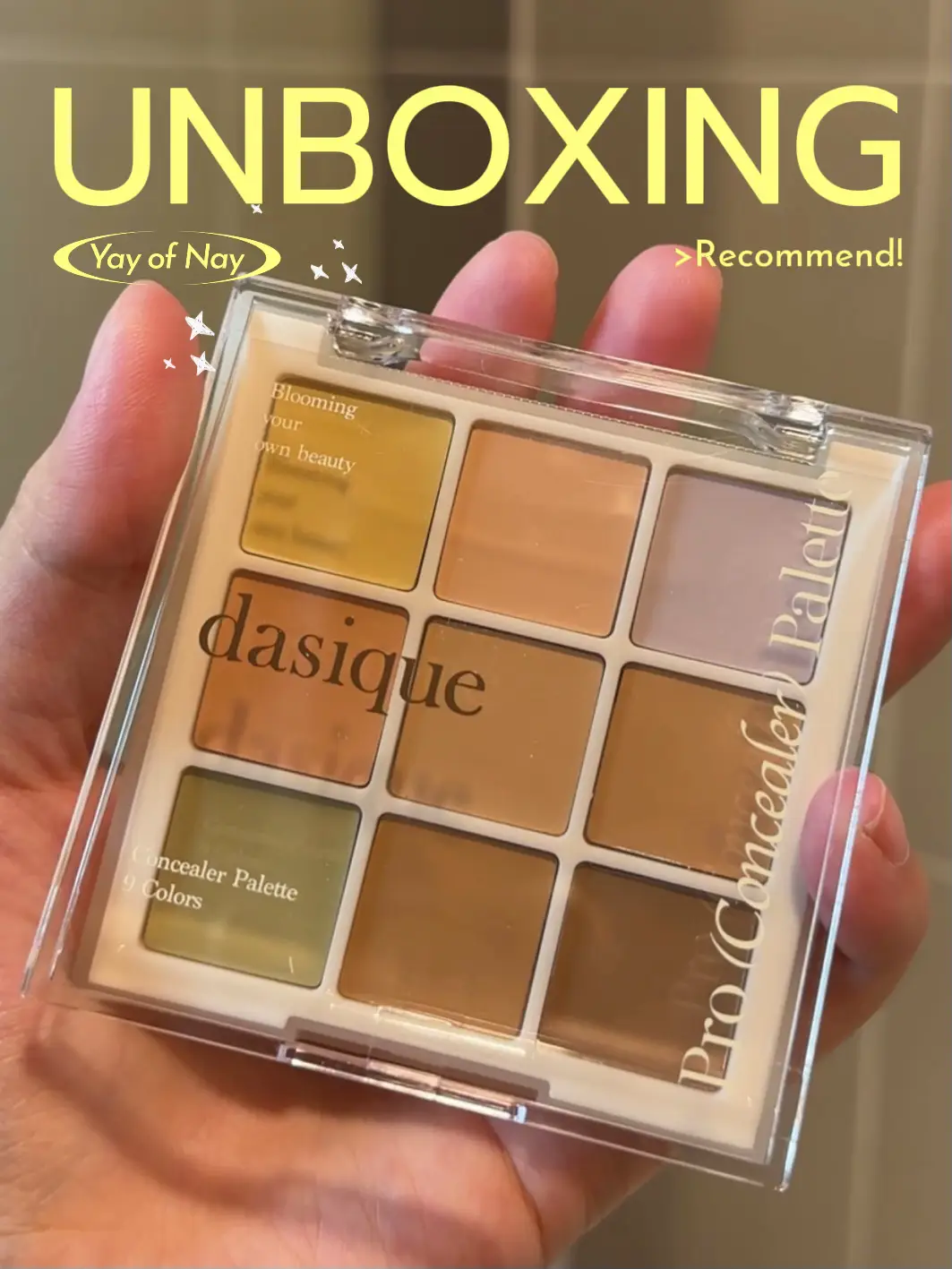 Dasique Pro Concealer Palette (01 Cover) | Color Corrector | Korean Makeup  | Vegan