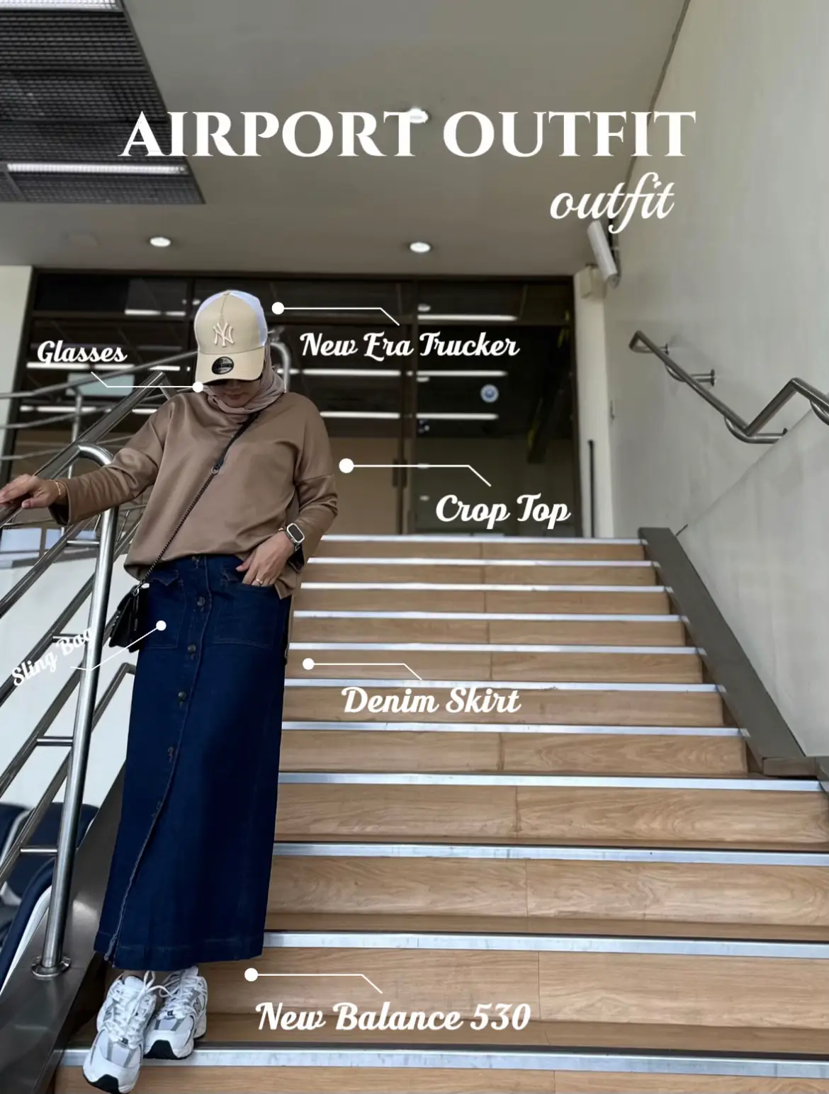 AIRPORT OUTFIT LOOKBOOK, Galeri disiarkan oleh Faznadia