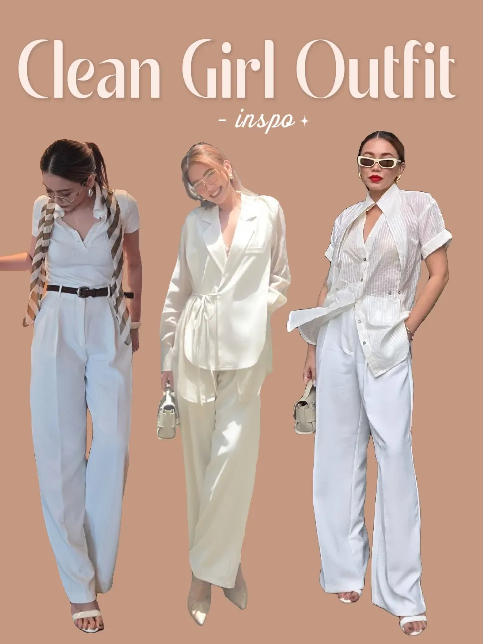 Clean girl outfits🥰 | * Idea 💡 | แกลเลอรีที่โพสต์โดย Dreamm_ | Lemon8