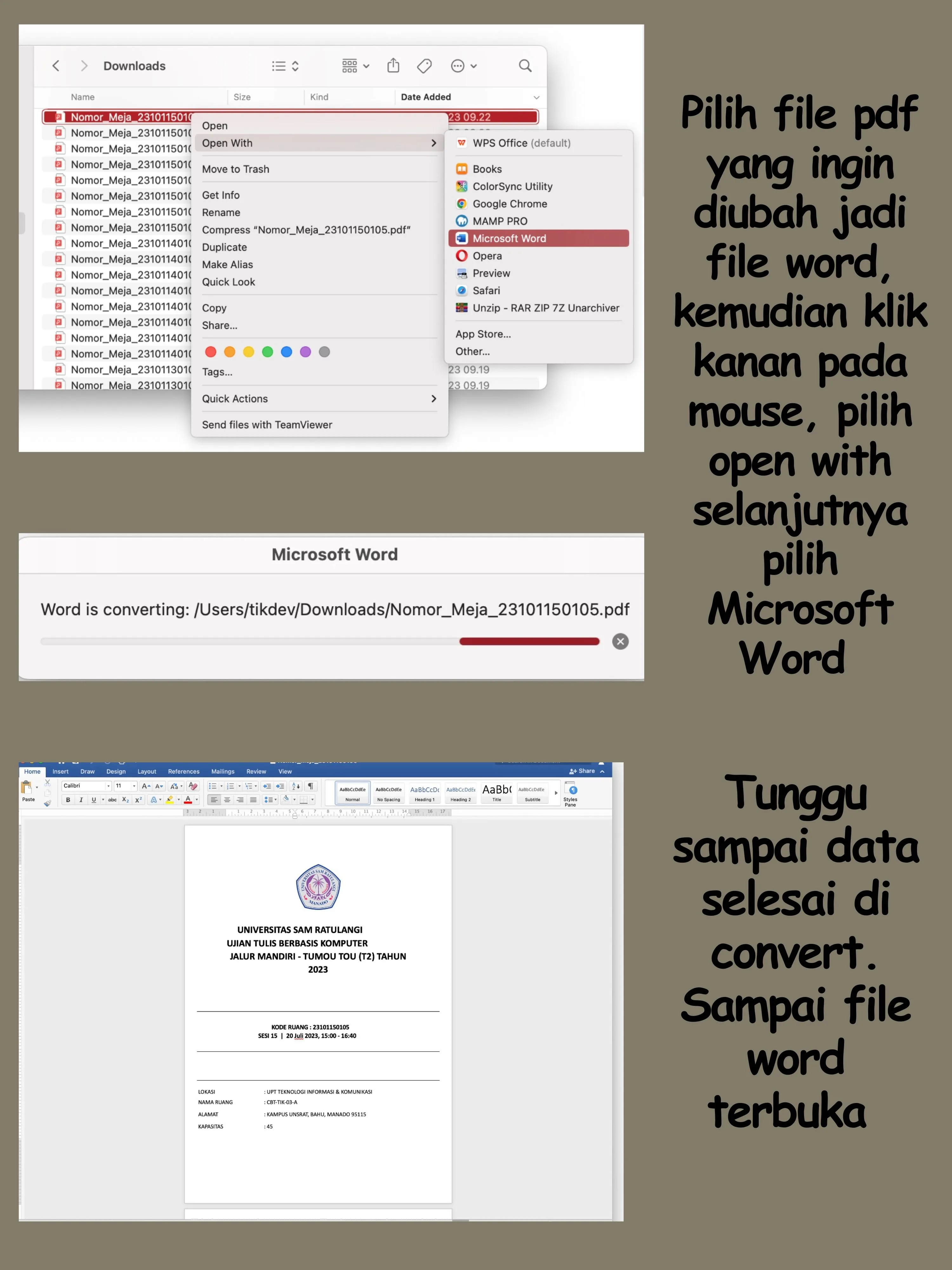 Ubah pdf ke word tanpa aplikasi dalam sekejap galeri diposting oleh