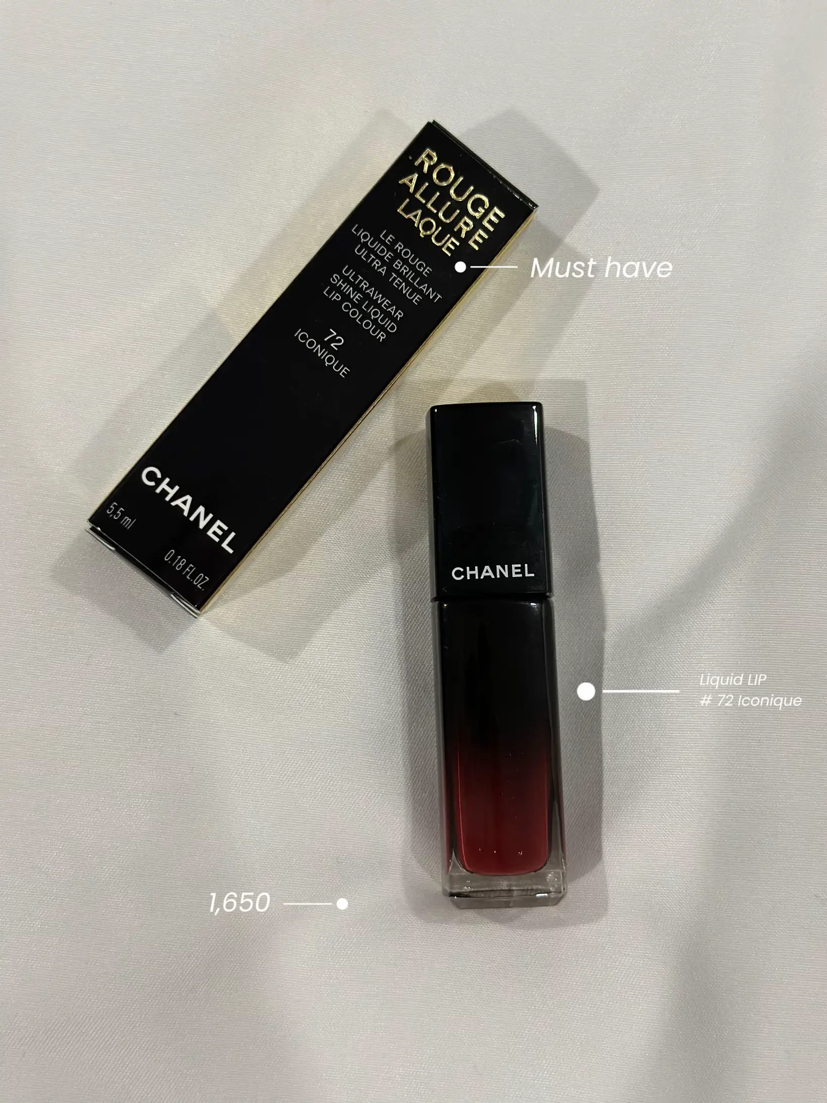 The drug label, lip Chanel, the color of the body should have
