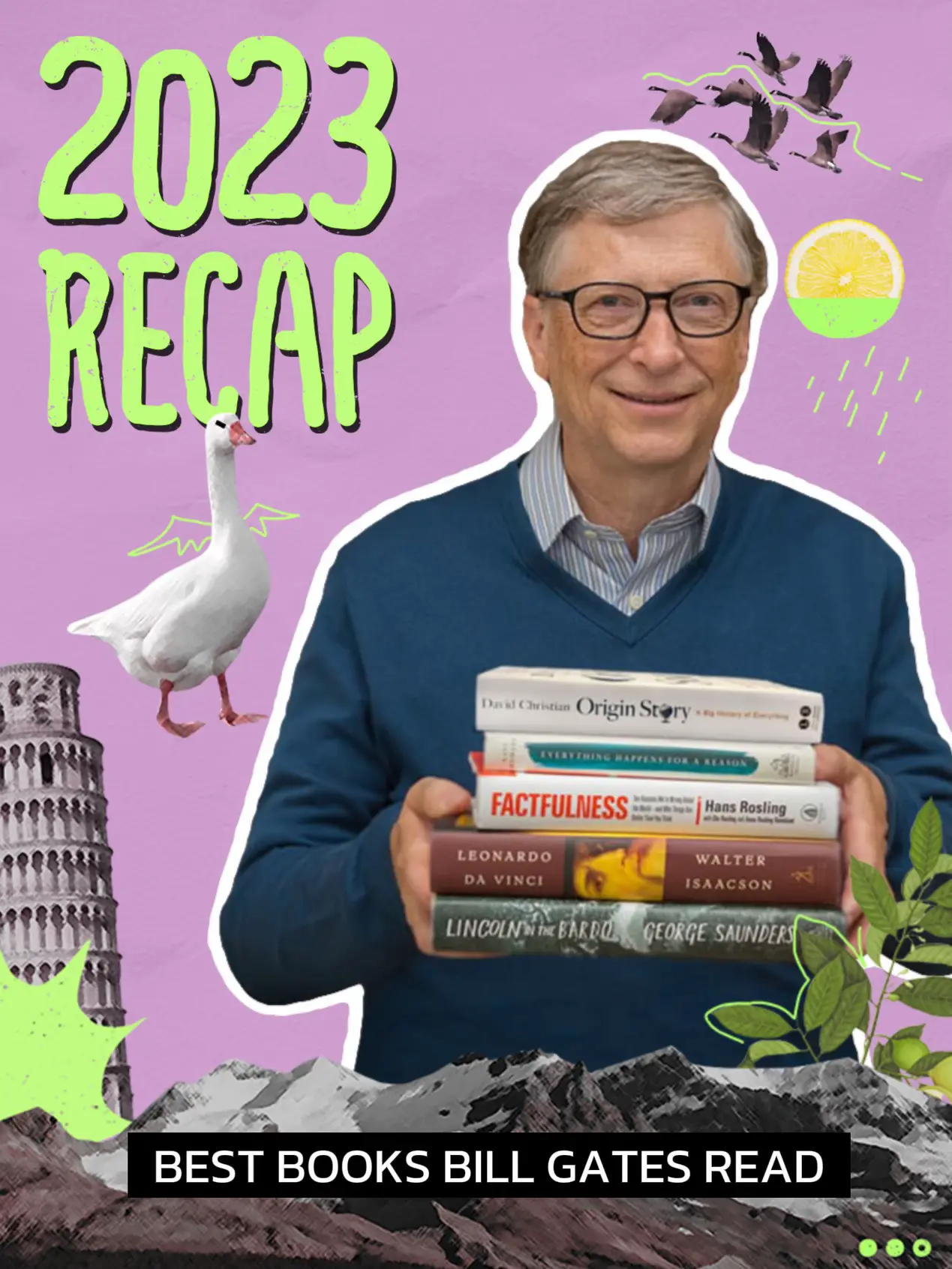 The 5 best books bill gates read 2023 👨🏻‍🦳📚 แกลเลอรีที่โพสต์โดย Leee 🦋) Lemon8
