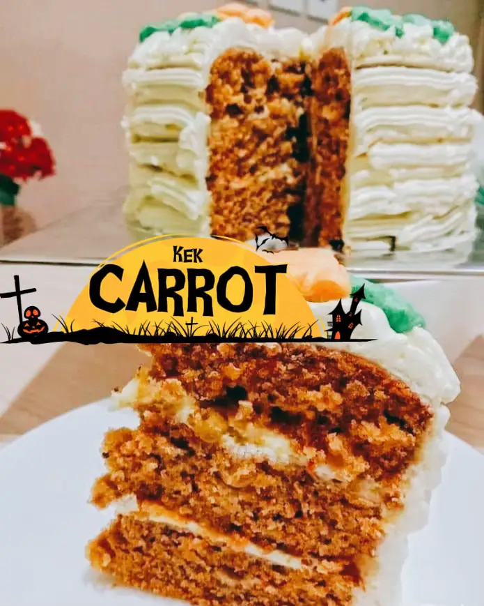 KEK CARROT MOIST Galeri disiarkan oleh iso.oris93_ Lemon8