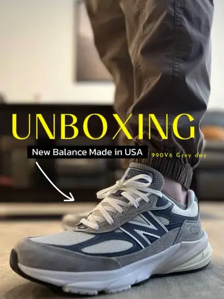 UNBOXING NEW BALANCE MADE IN USA 990V6 - Grey day | JEKXの投稿動画 | Lemon8