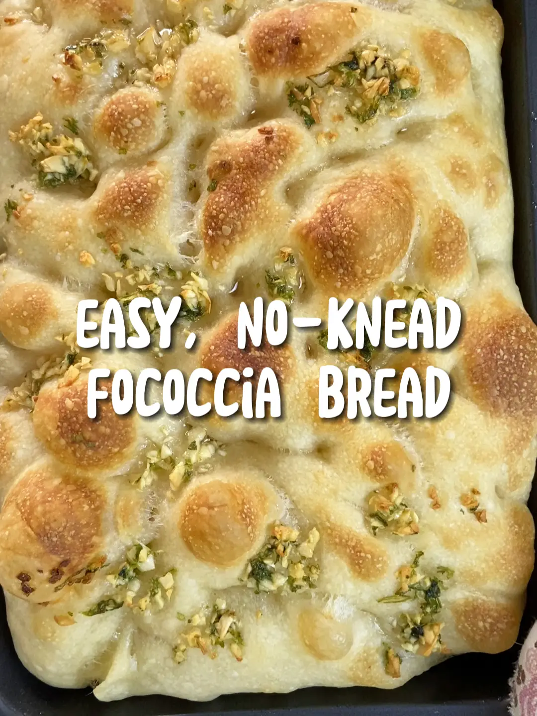 Easy Focaccia Bread (No Knead!) - A Sassy Spoon