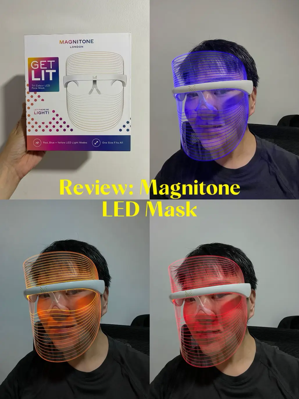 Led Light Therapy Mask for Overall Skin Health - Lemon8 Search