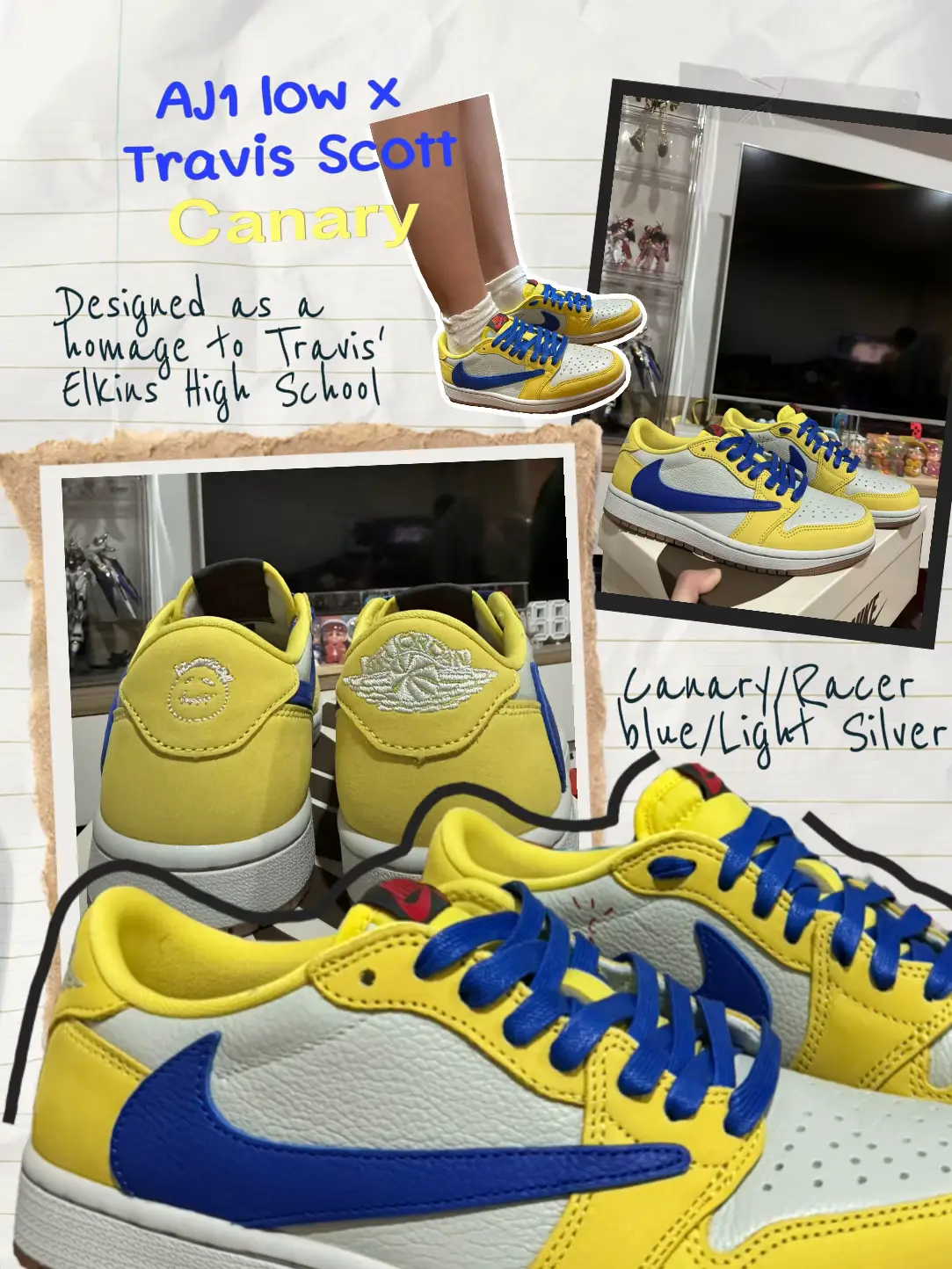 TravisScott×NikeAirJordan1Low トラヴィス ダブっ 28.5