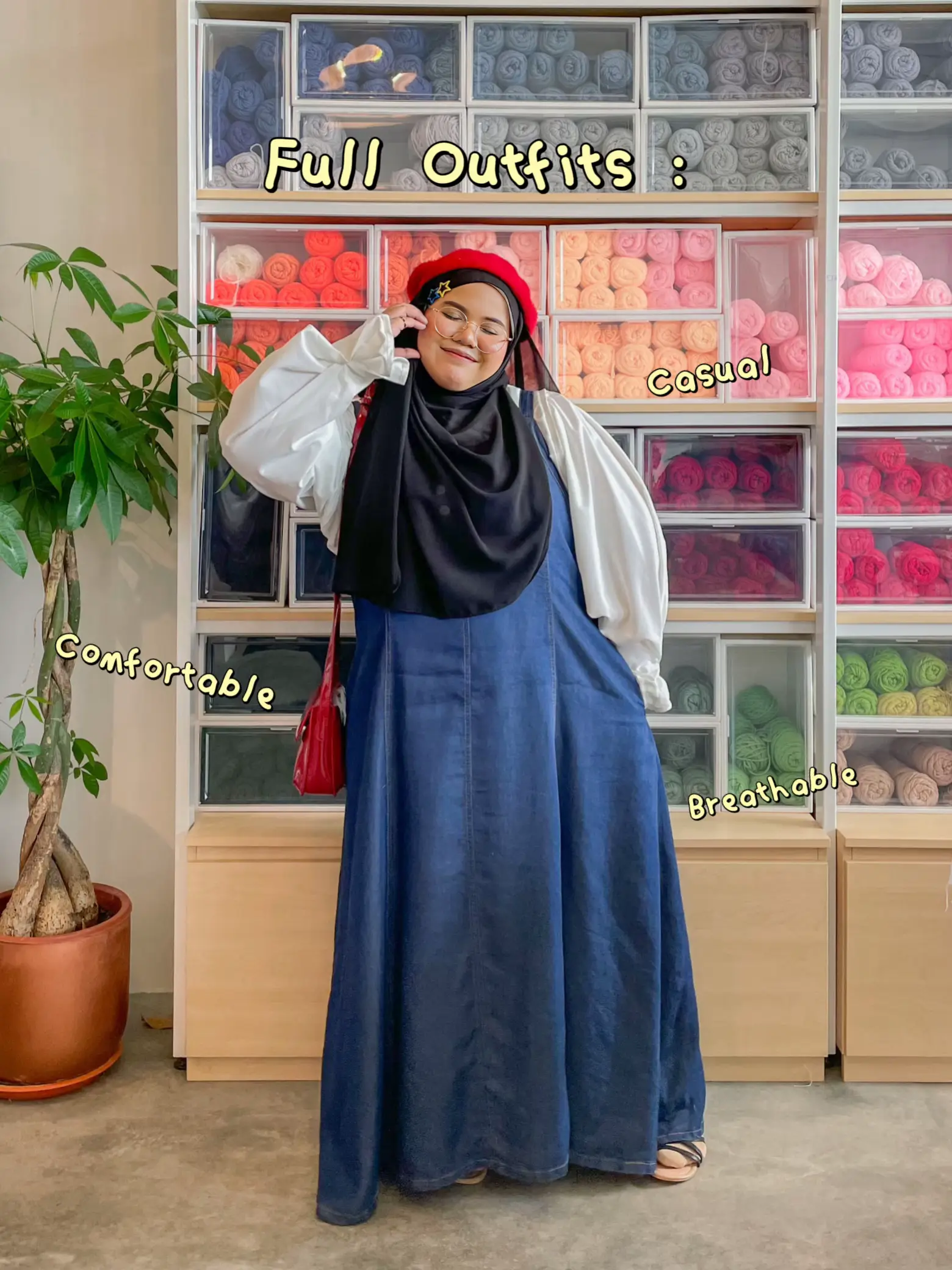 How I Style My Denim Dress✨🦋 Chubby Girl | Gallery posted by Shahira  Mansor | Lemon8