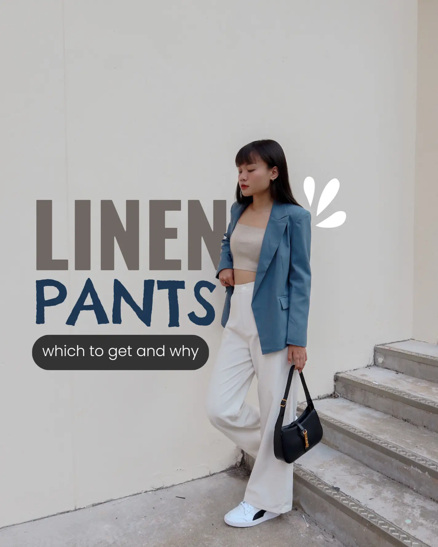 WOMEN'S LINEN BLEND EASY PANTS